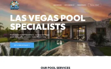 Screenshot if goindeeppoolservices.com website