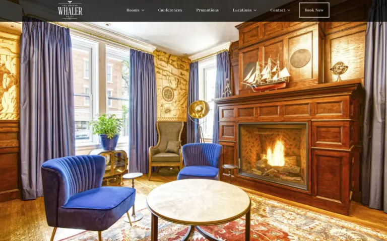 Screenshot if hudsonwhaler.com website